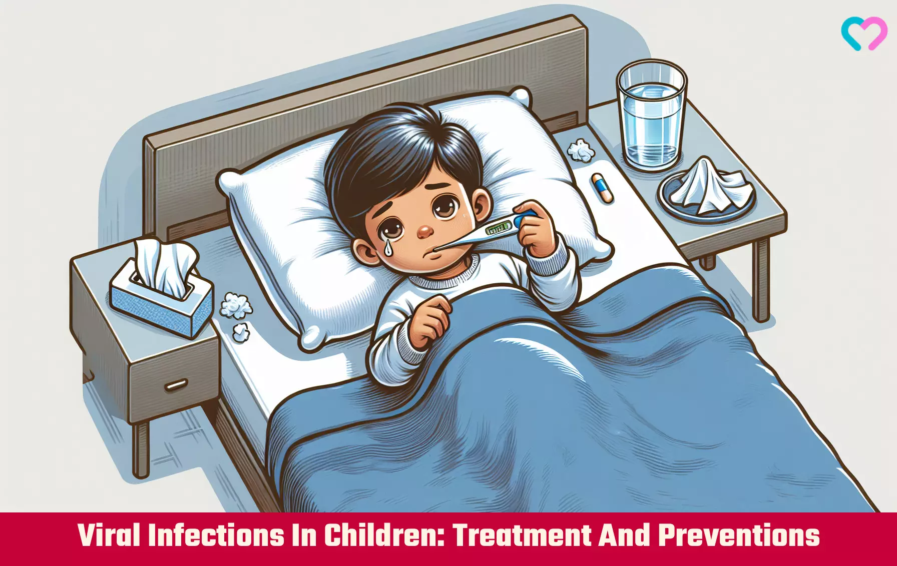 Viral Infections In Children_illustration