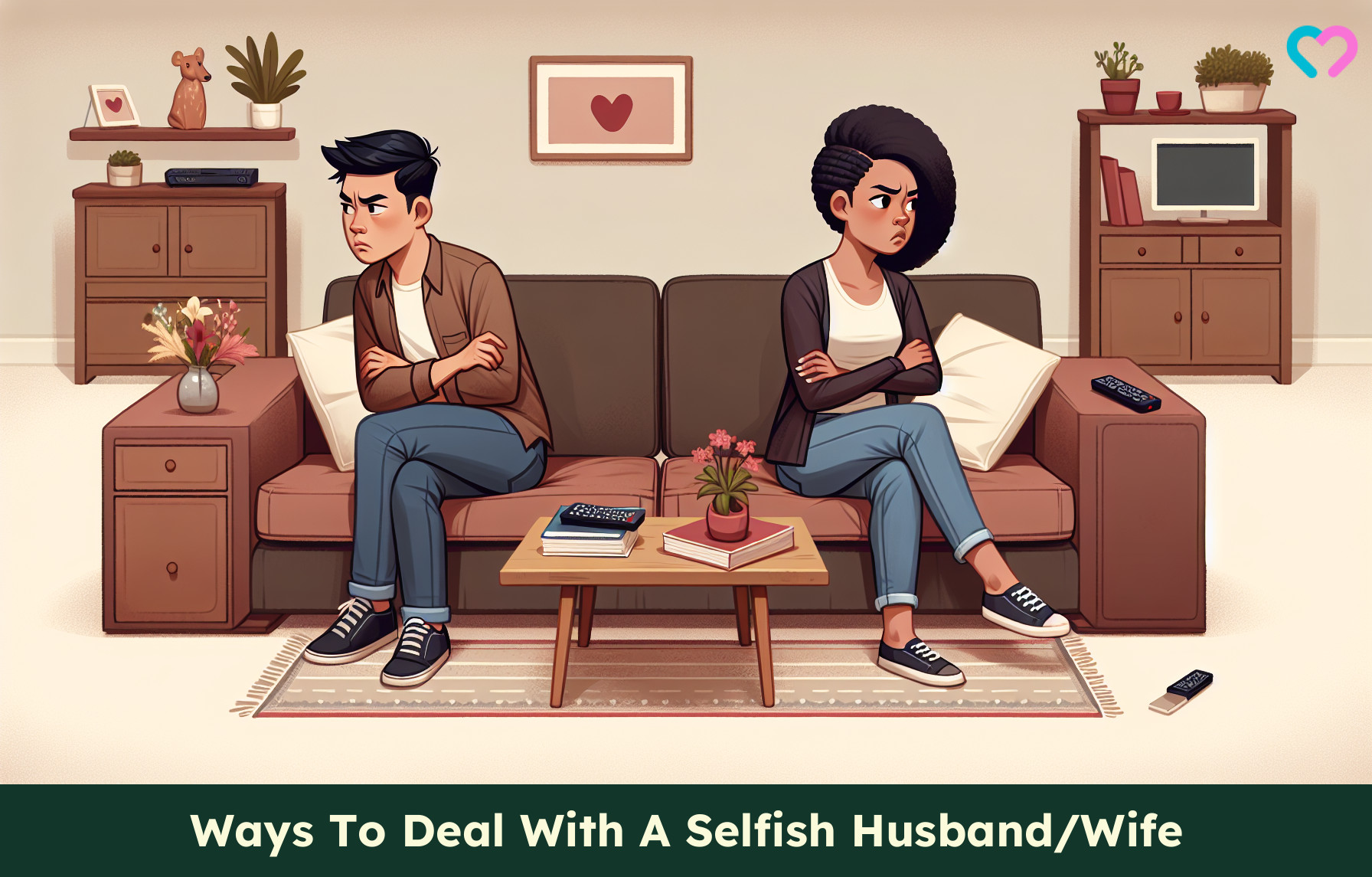 how to deal with a selfish spouse_illustration