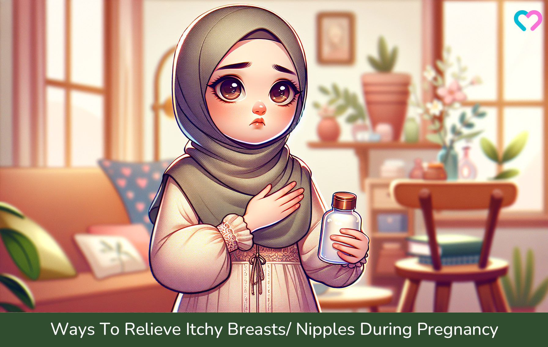 itchy breast during pregnancy_illustration