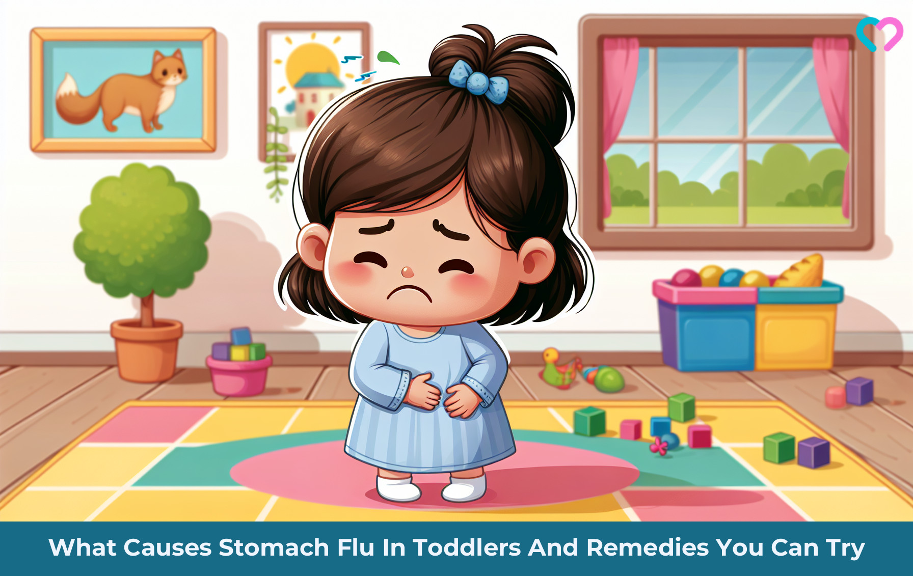 Stomach Flu In Toddlers_illustration