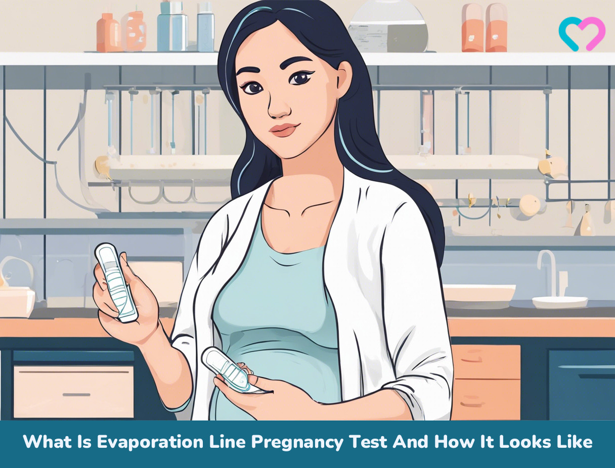 Evaporation Line test in pregnancy_illustration