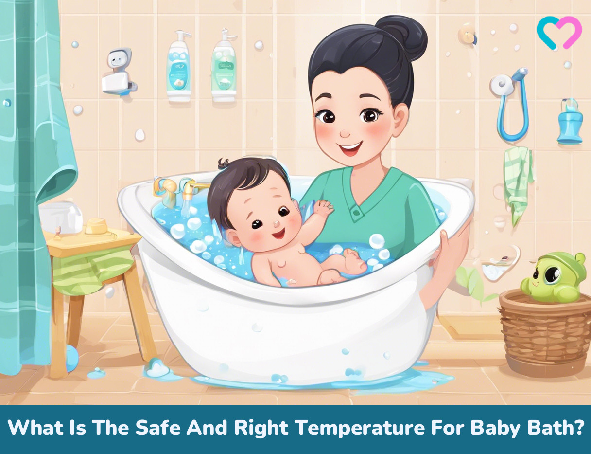 newborn baby bath temperature_illustration