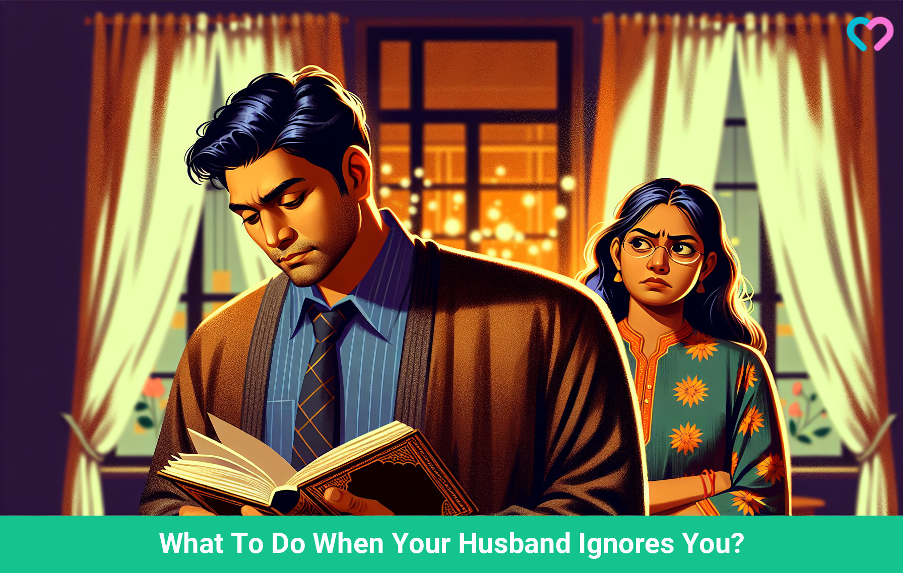 Husband Ignores Wife_illustration