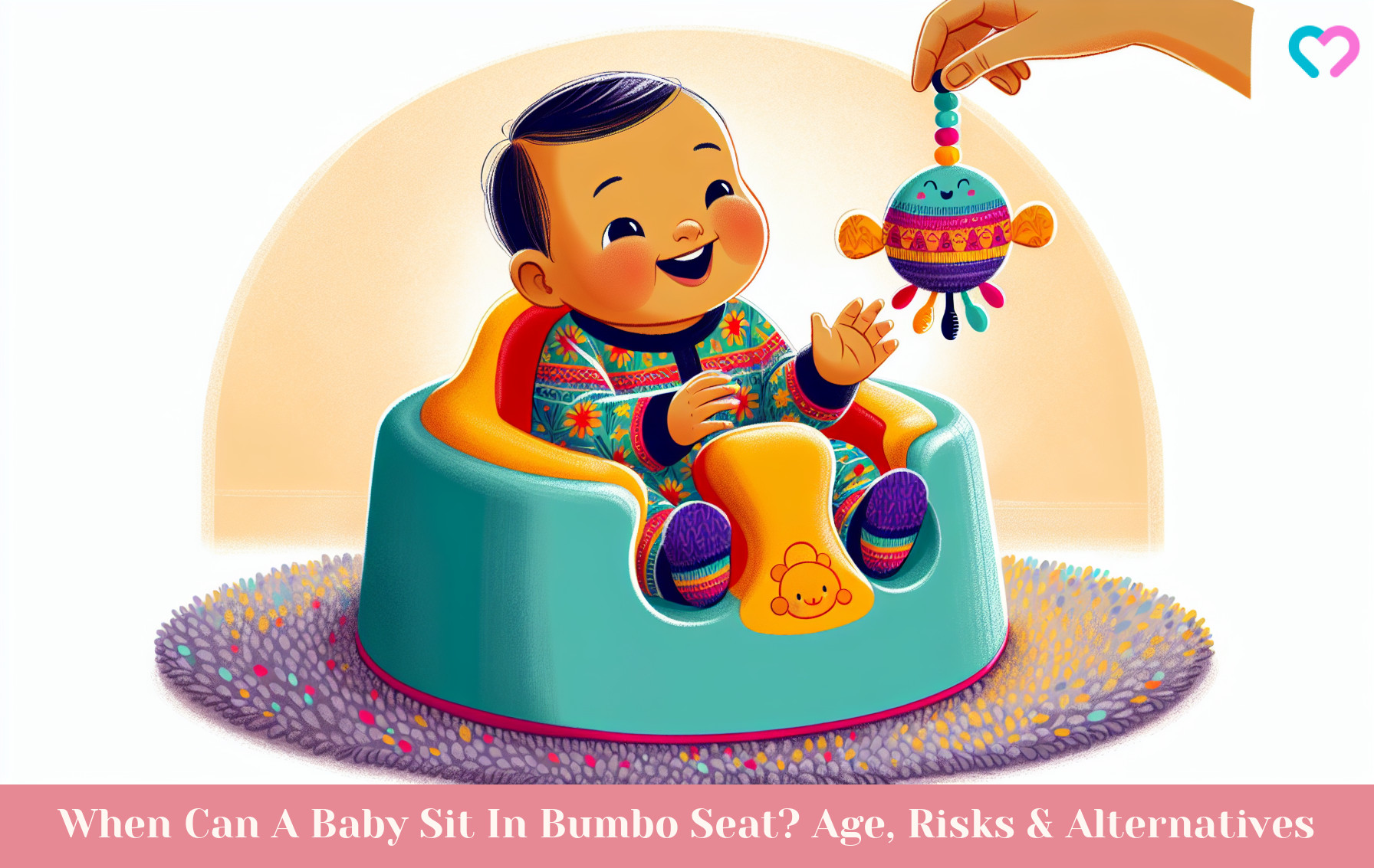when can babies start sitting in a bumbo seat_illustration