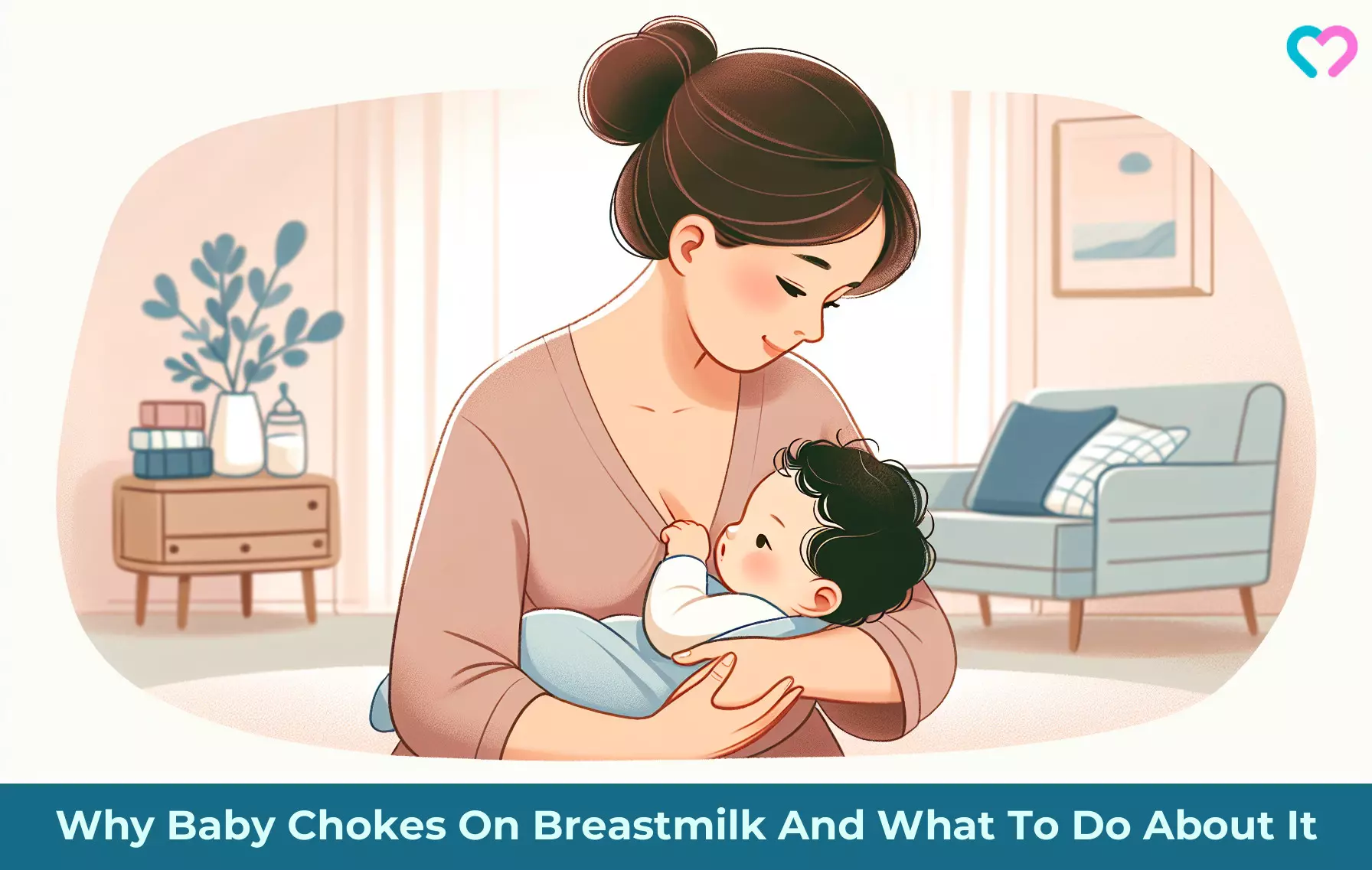 baby chocking on breastmilk_illustration