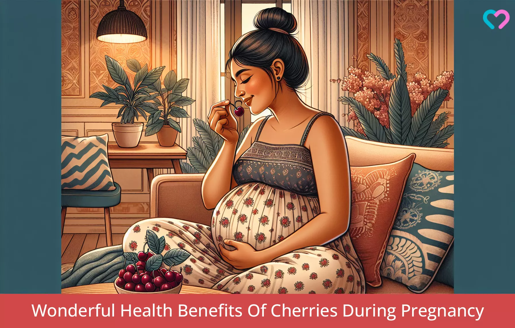 cherries during pregnancy_illustration