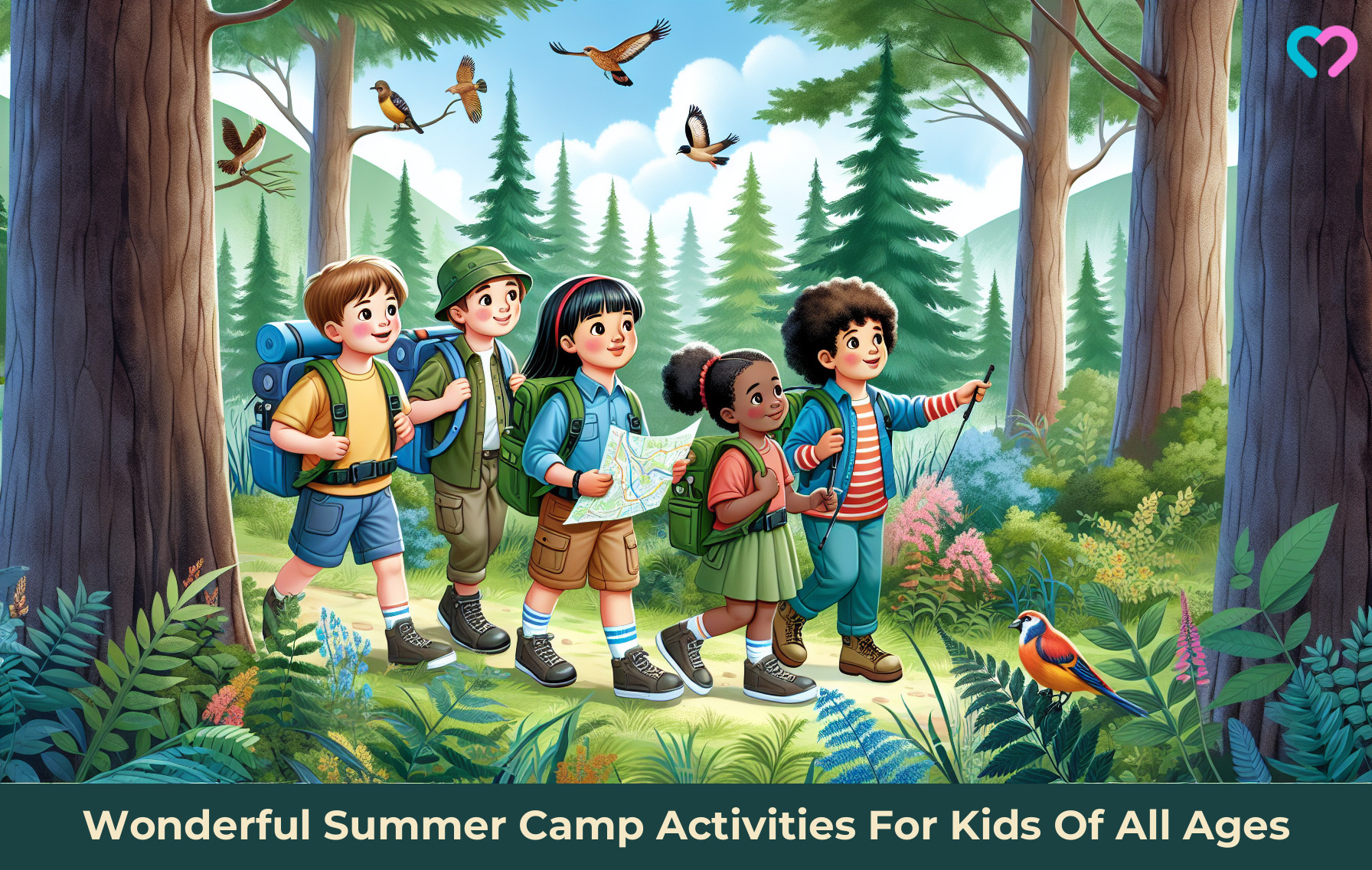 Summer Camp Activities For Kids_illustration