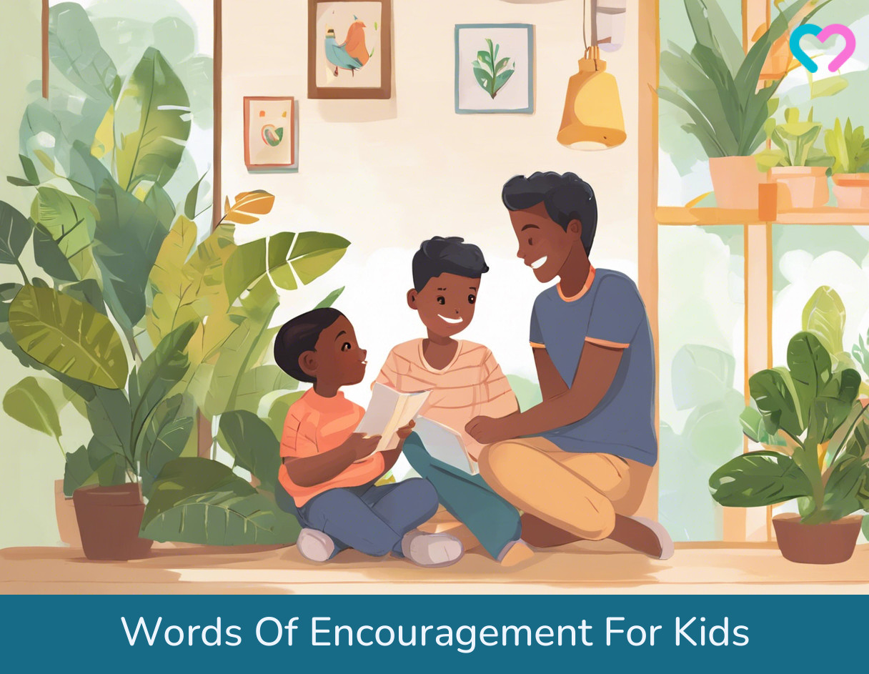 Positive Words Of Encouragement For Kids_illustration